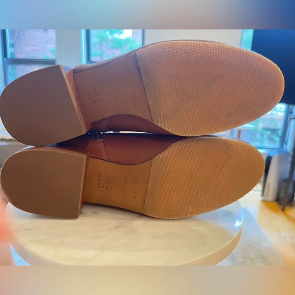 RARE — NEVER WORN Sézane Low Léa Bottines in cognac brown - Picture 10 of 12